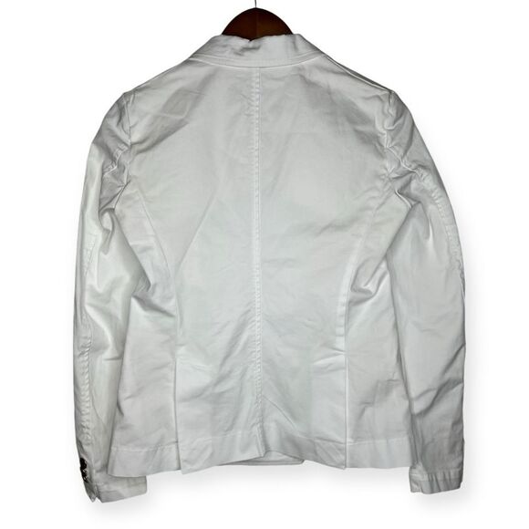 Anthropologie History Repeats Embroidered Military Kubo Jacket White Boho 38 XS - Picture 4 of 12